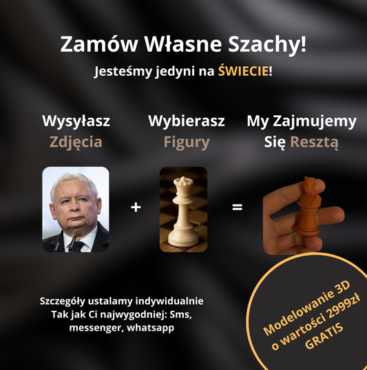 Personalizowany Zestaw Szachów – Stworzony Tylko Dla Ciebie